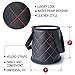 Fauchers 7’’ X 7’’ Small Size CAR Trash CAN, Includes CAR Garbage Bags – Center Console CAR Trash Container – AUTO Trash Container for HEADREST – Luxury Style CAR Trash BIN, FIT All Vehicles.