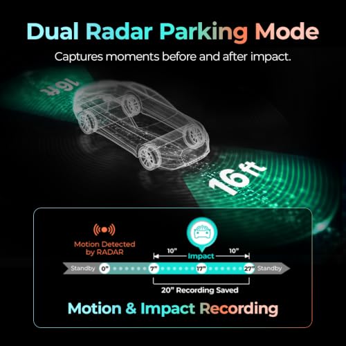 Image of THINKWARE U3000 PRO Dash Cam 4K Front and 2K Rear, Dual STARVIS 2