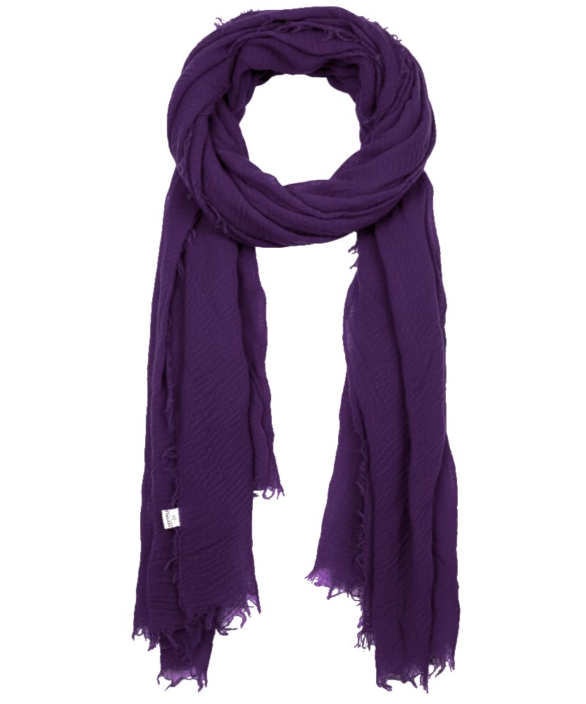 Emma & Giovanni - Sciarpa Stropicciata Leggera e Piacevole - Uomo Donna