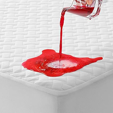 Rokduk Wasserdichter Matratzenschoner, Queen-Size-Bett, ultrakühlend, Bambusstoff, Matratzenbezug Cover