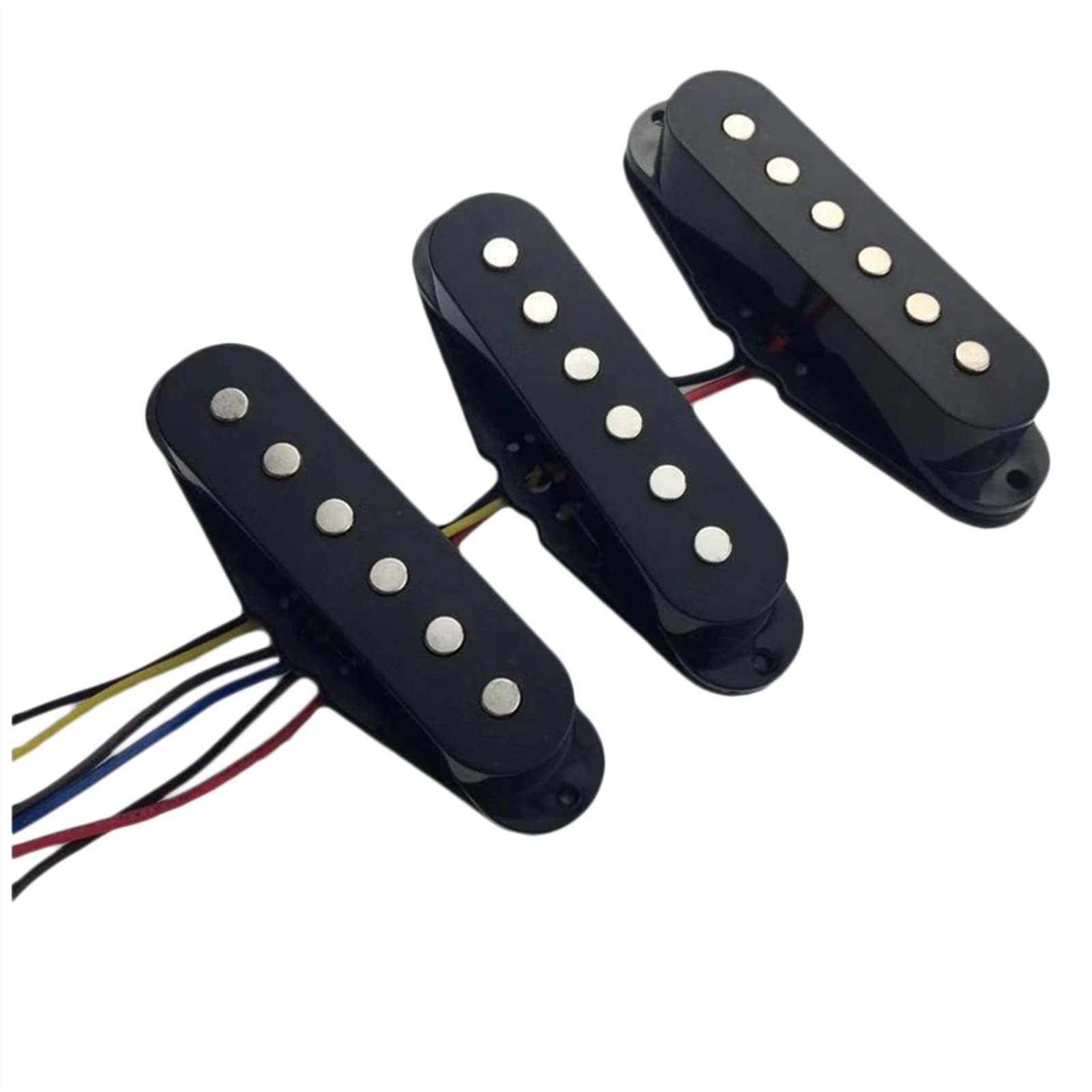 ブラック エレキギター シングルコイル Amazon.co.jp: 1 SETシングルコイルピックアップネック/中/橋