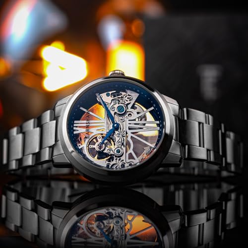 Image of Earnshaw Cornwall Bridge Automatic Silver Round Dial Men's Watch - ES-8287-11