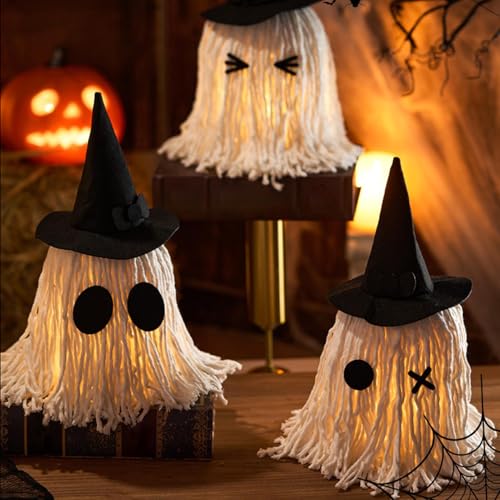 Fantôme lumineux Halloween décor effrayant grand format intérieur extérieur
