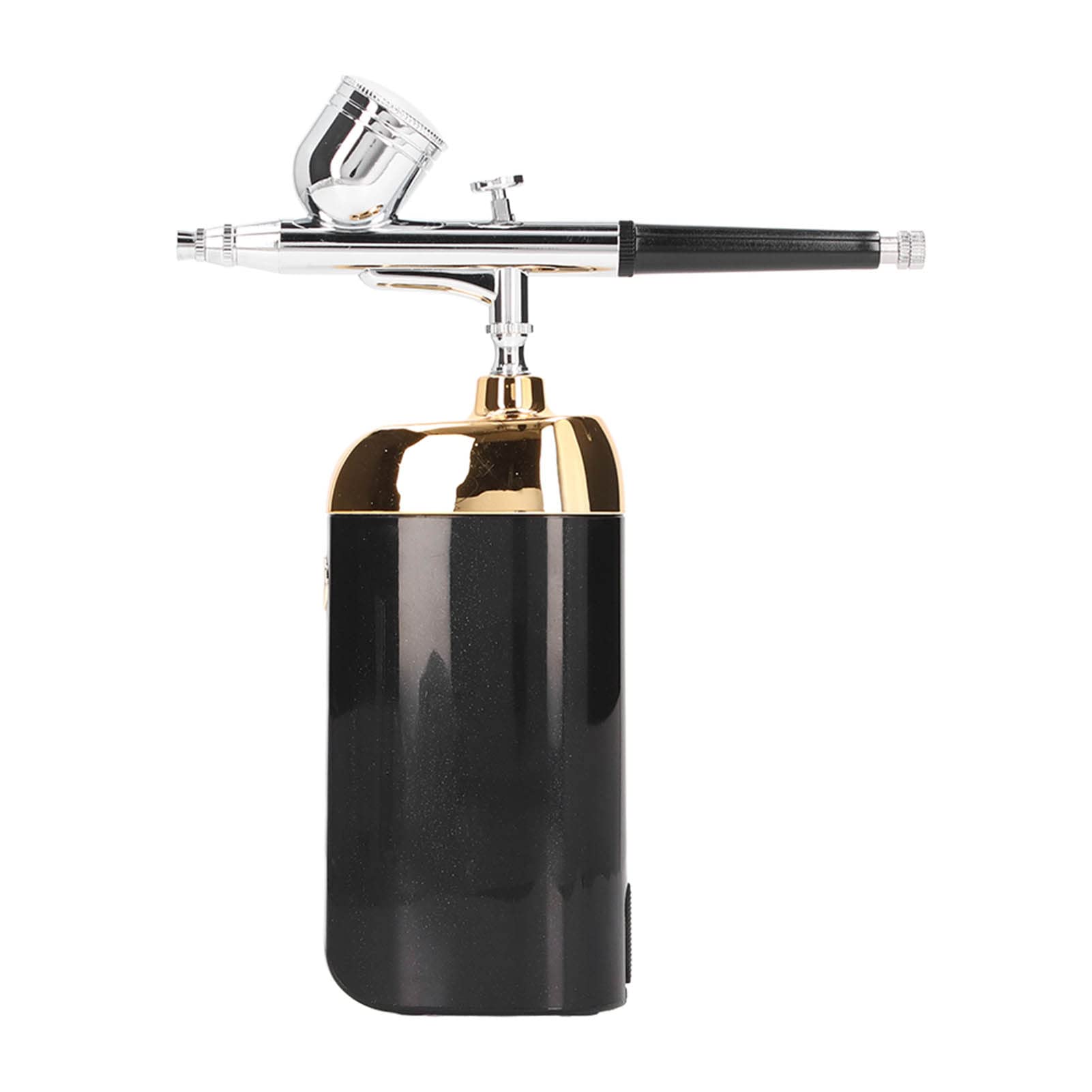 Generic Kit Aerografo Cordless Multifunzionale con Spruzzatore di Ossigeno e Acqua per Manicure e Bellezza del Viso (BLACK)