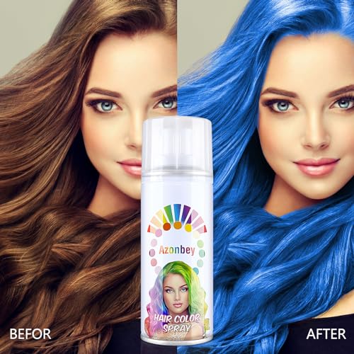 Blue Hair Spray, color temporal para cabello, lavable miniatura 5