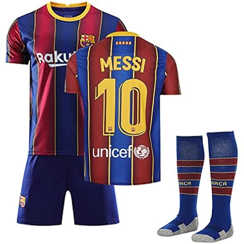 2022/23 Neu Fußball Trikot Nr.10/7/30/25 Stripe Trikot Set Fußballtrikot Kinder/Erwachsene, Sporttraining T-Shirts, Shorts und Socke, FußBall Trikot für Jungen/Herren Cover