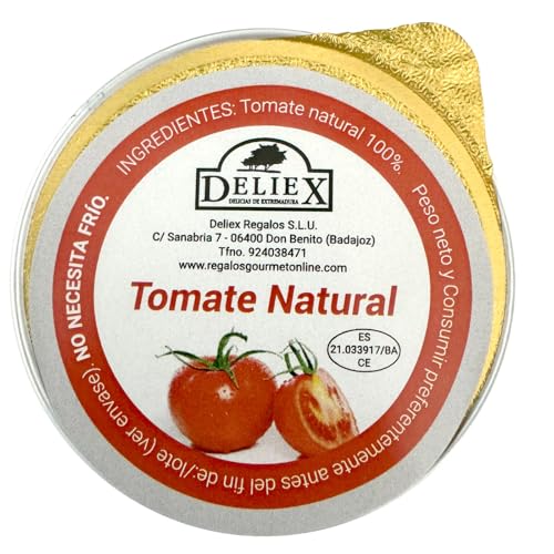 Miniatura 3 de Deliex - Tomate Rallado Monodosis, 45 Unidades X 25 Gr De Tomate Natural En Pequeñas Porciones Para Desayunos Y Meriendas.