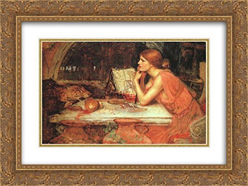 John William Waterhouse 2X Matted 24x18 Gold Ornate Framed Art Print 'The Sorceress'