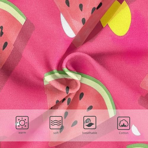 Cartoon Watermelon Slices Pink Panties Little Girl Toddler Girls Underwear Cotton Fun Kids Briefs Undies 2t3