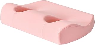Generic Pillow with Ear Hole Side Sleeping Pillow for All Sleeping Positions, Pink