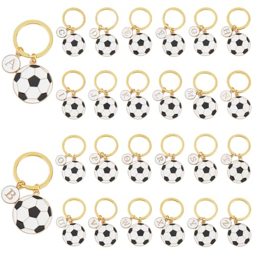 Porte-clés de sport initiales dorées, l'idée cadeau pour les mamans