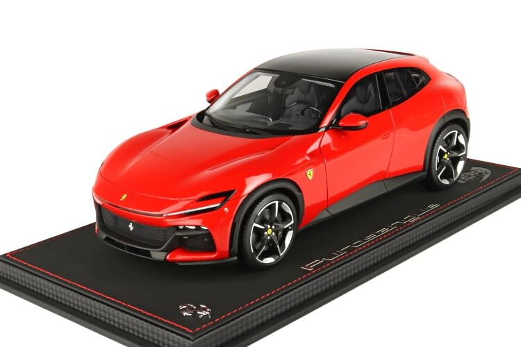 Amazon | BBR 1/18 フェラーリ プロサング レッド カーボンファイバー 
