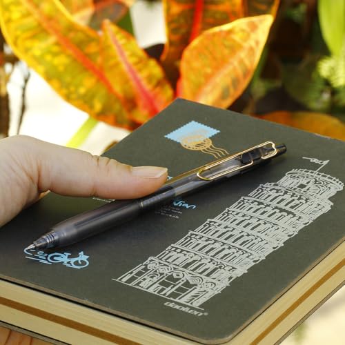 Bolígrafos Rollerball Gel XIZE SH 0.4mm negro pack x8 miniatura 6