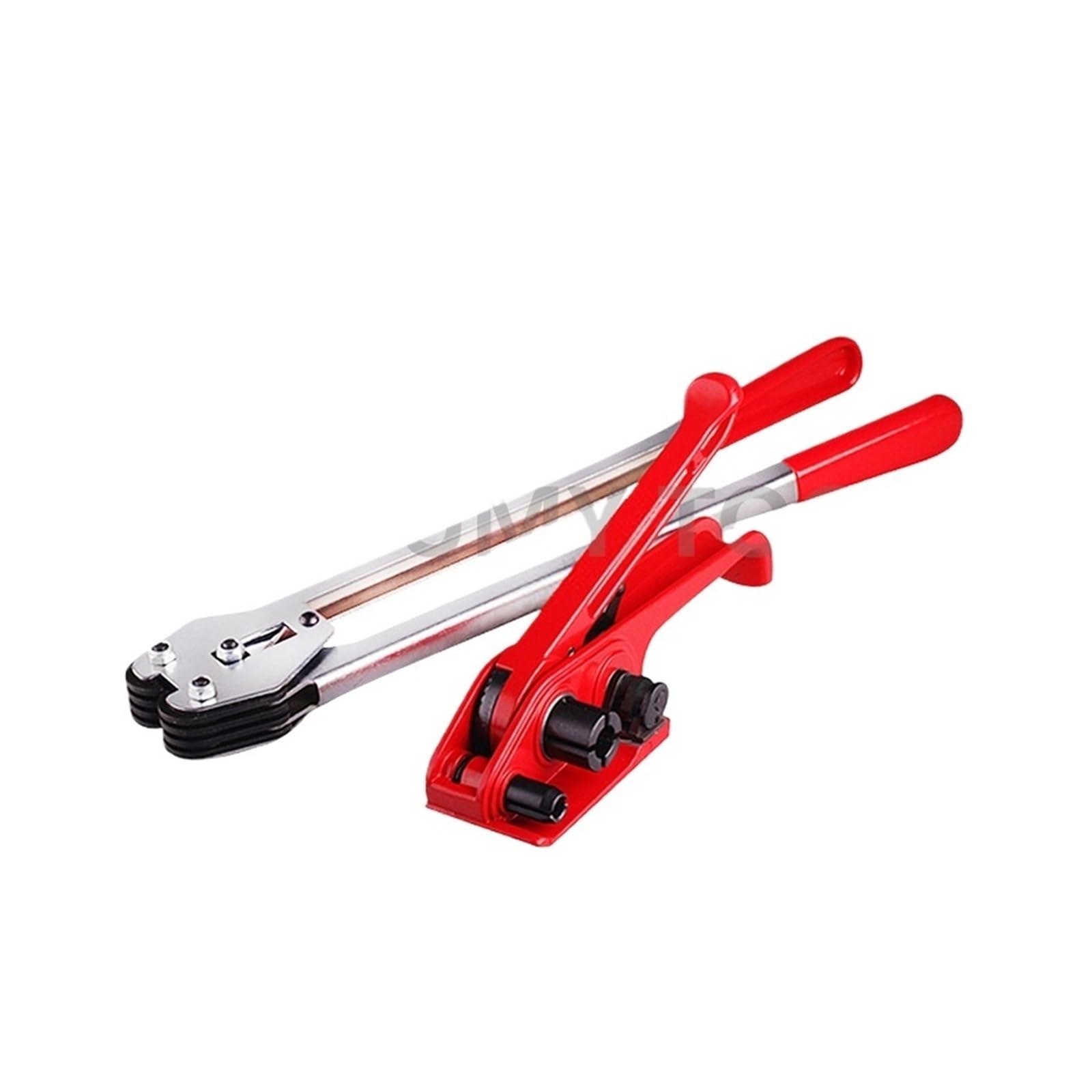 JVDDI Hand Strapping Tools Packing Machine Manual PET PP Plastic Steel Belt Tensioner Carton Portable Baler(Rosso)