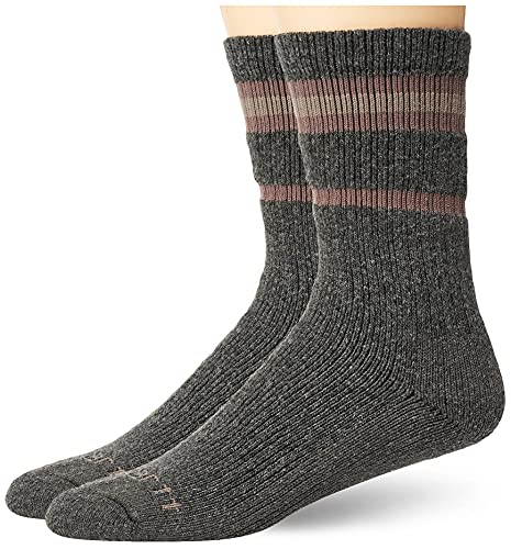 Carhartt womens Thermal Heavy Duty Crew 2-pair Casual Sock, Gray, Shoe Size 5-12 US
