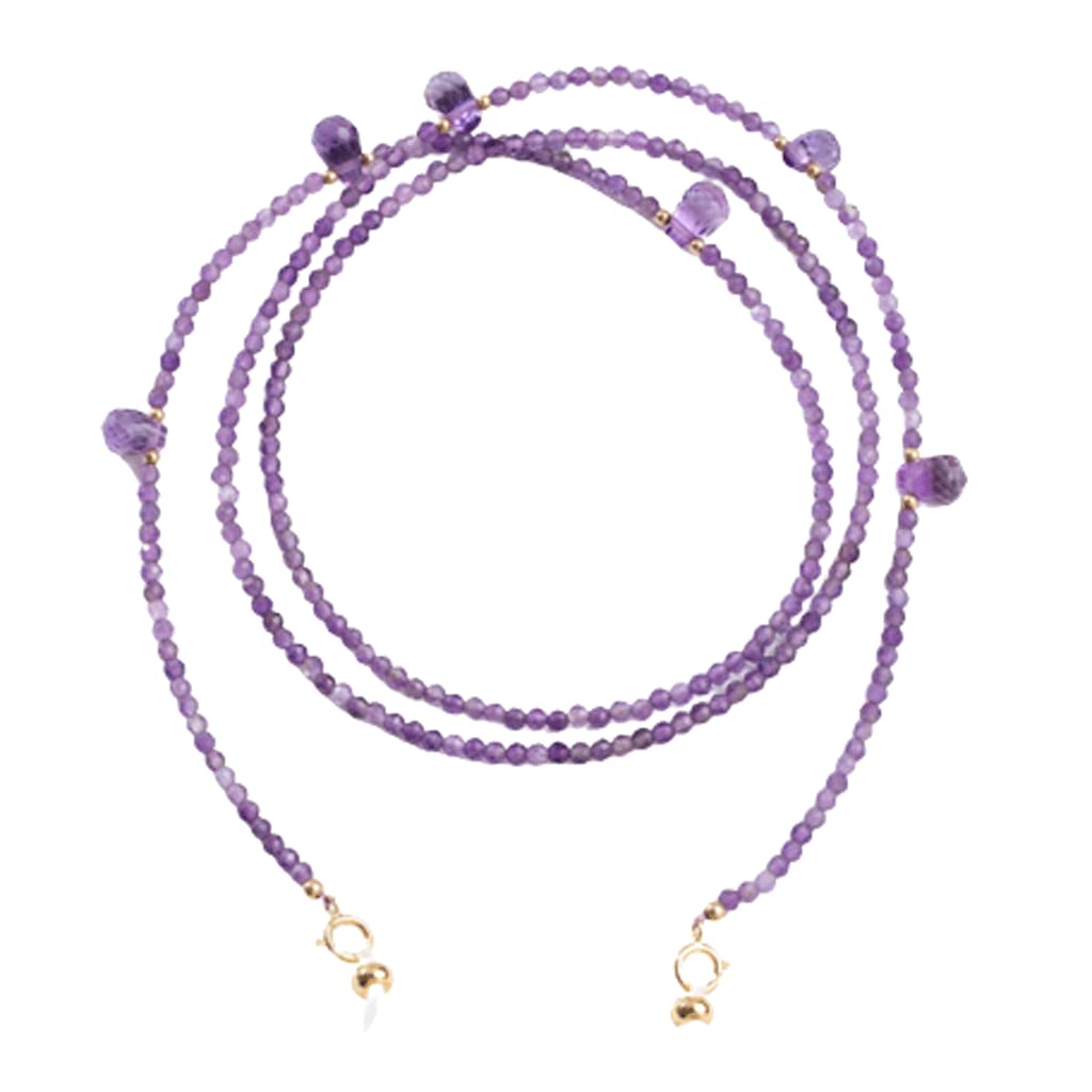 SOBOURSOBOUR Hermoso Correa para Gafas de Primera Calidad, retenedor de Cadena para Gafas con Cuentas Naturales, Elegante máscara antipérdida, Cordones para Gafas, Correa para cordón para Mujer Accesorios