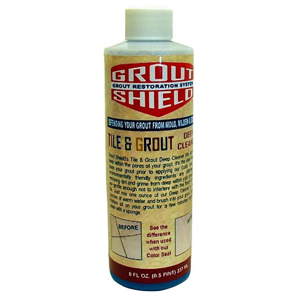 Grout Shield Tile and Grout Deep Cleaner Lifts Dirt and Grime from Deep 8 oz