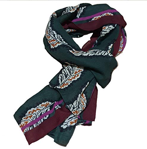 A.Wave A. Wave - Bufanda lisa de lana de cachemir con borlas y extremos a cuadros