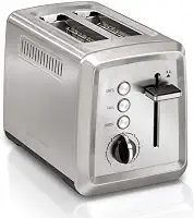 Hamilton Beach Torradeira Inox 2 fatias, Inox, 220v