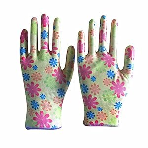 CINAGRO - Floral Design Gardening Gloves for Women | Heavy Duty, Reusable & Sweat Free Garden Gloves (1 Pair)