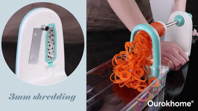 Amazon.com: Ourokhome Zucchini Noodle Maker Spaghetti Spiralizer