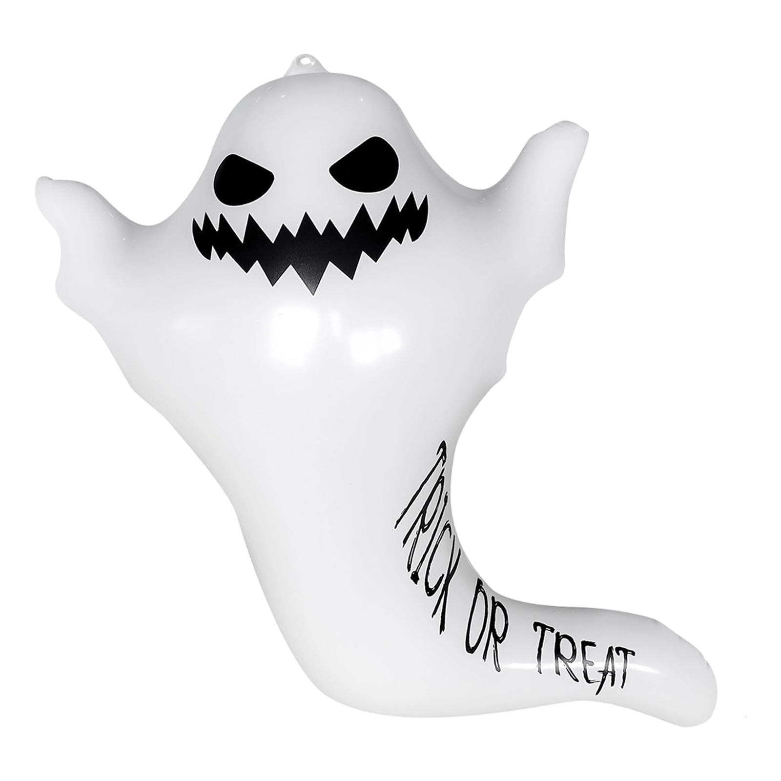Ballon Gonflable pour Halloween, Décoration Suspendue pour Une Fête Effrayante. Construction En PVC avec Corde Incluse. Convient pour Les Fête, Fantôme Blanc