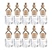 10 pcs 8ml Bottiglie di profumo per Deodorante per Auto vuote Ricaricabile Appeso Aromaterapia Diffusore, Olio Essenziale Fragranza Bottiglia per Auto Accessori, soggiorno, ufficio (rotondo)