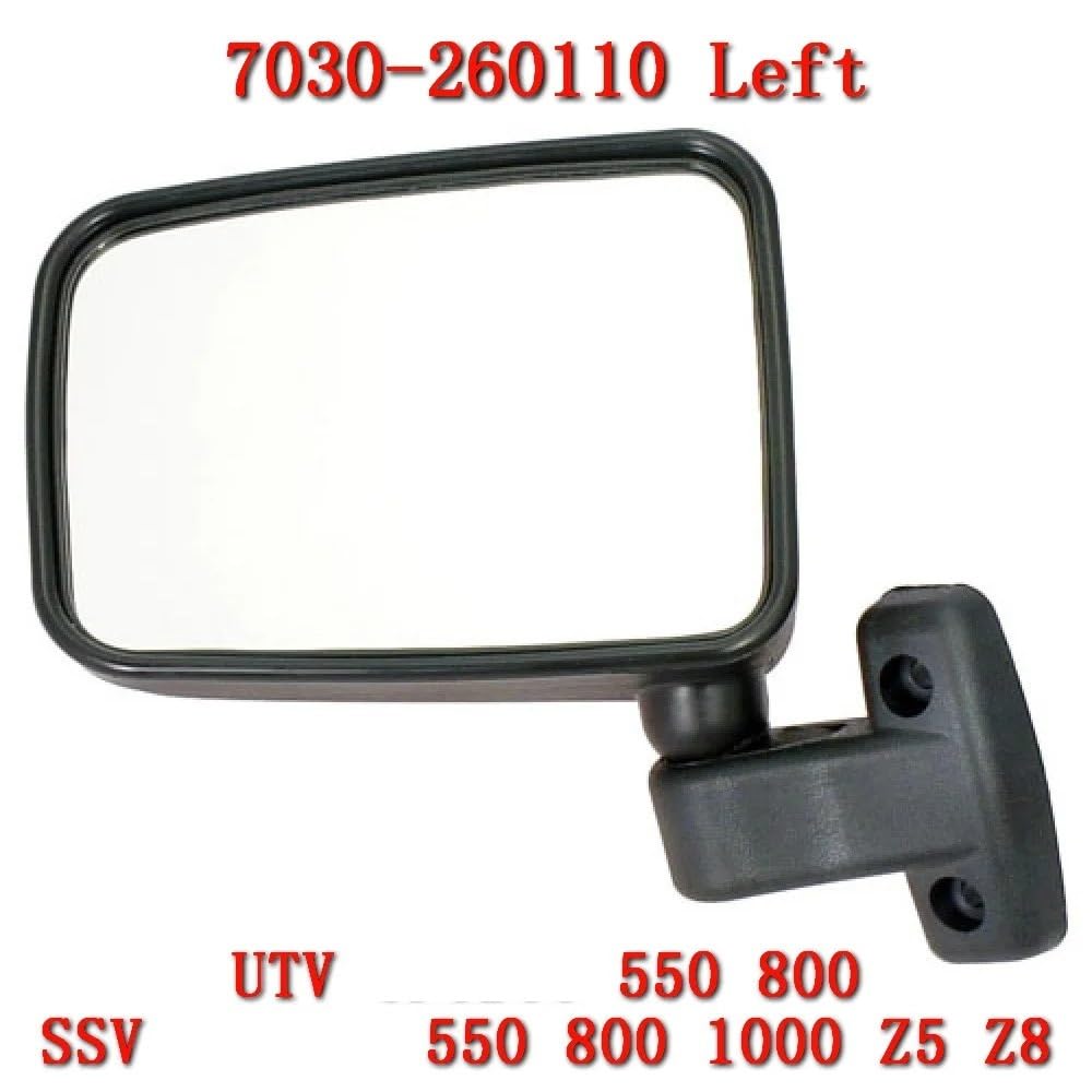 Espejo retrovisor izquierdo for motocicleta 7030-260110 for UF ZF 500 800 550 Trail 1000 UTV SSV accesorios Moto PART