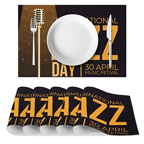 Sets de table de salle à manger résistants à la chaleur lot de 6