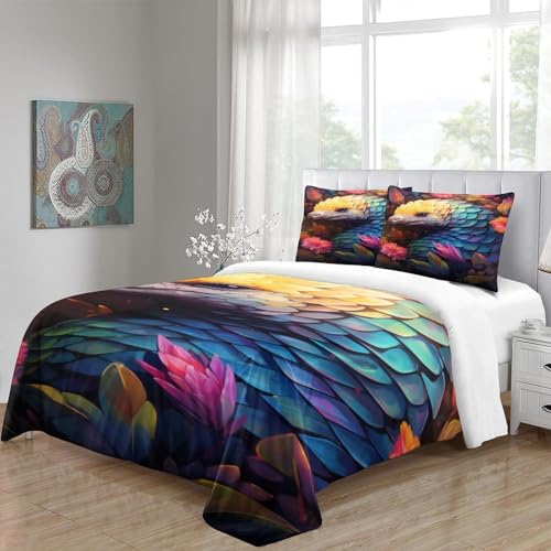 Housses de couettes de qualité supérieure IOFEER parure de lit microfibre éblouissante