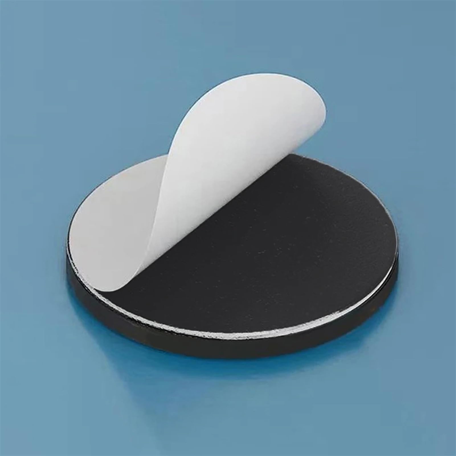 Magnetische runde selbstklebende Scheibenmagnete, rund, Gummi, weich, 20 x 2 mm, für Kühlschrank, Büro, DIY-Projekte (500 Stück für kleine Spitze), 50–500 Stück