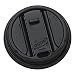 Dixie TP9542B Georgia-Pacific Smart Top Reclosable Lid, 12-16 oz. Black (Case of 1000 Lids)