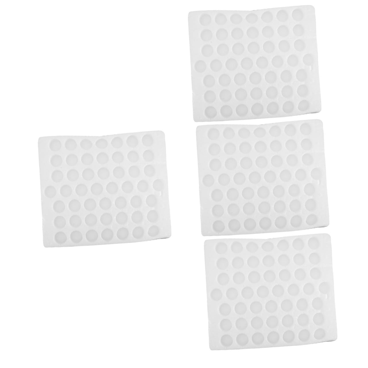 SOLUSTRE 4pièces Support De Tubes Essai Mousse Pour Laboratoire Organisateur De Échantillons Léger Et Pratique Pour Stockage Et Transport Toute Sécurité