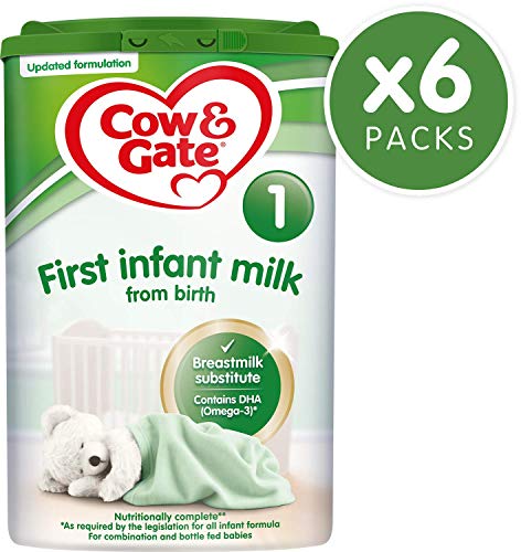 Cow & Gate 1 First Infant Milk Formula 800 g (Pack of 6)