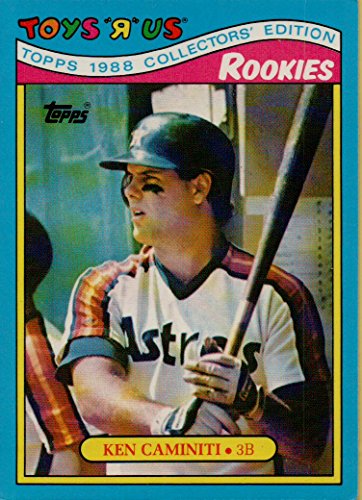 KEN CAMINITI TOPPS 1988 COLLECTOR'S EDITION ROOKIES - 1988 TOPPS BASEBALL CARD #6 OF 33 (HOUSTON ASTROS) FREE SHIPPING