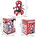 WZCSLM Cool Spider Robot with Six Paws -Colorful Lights, Music, Move Dancing - for Kids Ages 3 & Up (red)