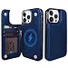 TopPerfekt Wallet Case for iPhone 14 Pro Max, Compatible with MagSafe, Wireless Charging, Leather Card Holder Kickstand Protective Cover Magnetic Phone Flip Case for iPhone 14 Pro Max 6.7