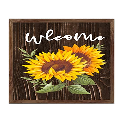 Plaque murale bois tournesol pour illuminer votre salon chaleureux
