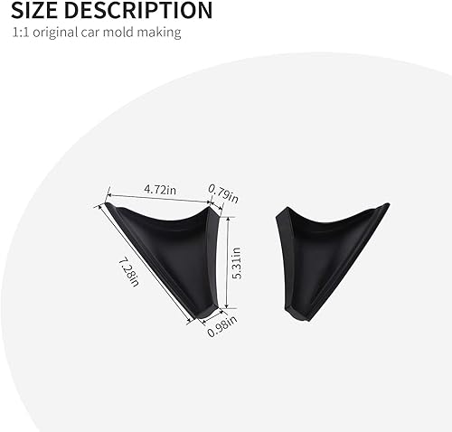 Miniatura 6 de Linskip Organizador de almacenamiento de consola central compatible con Chevrolet Camaro 2016-2023 2024, para bandeja de almacenamiento de palanca