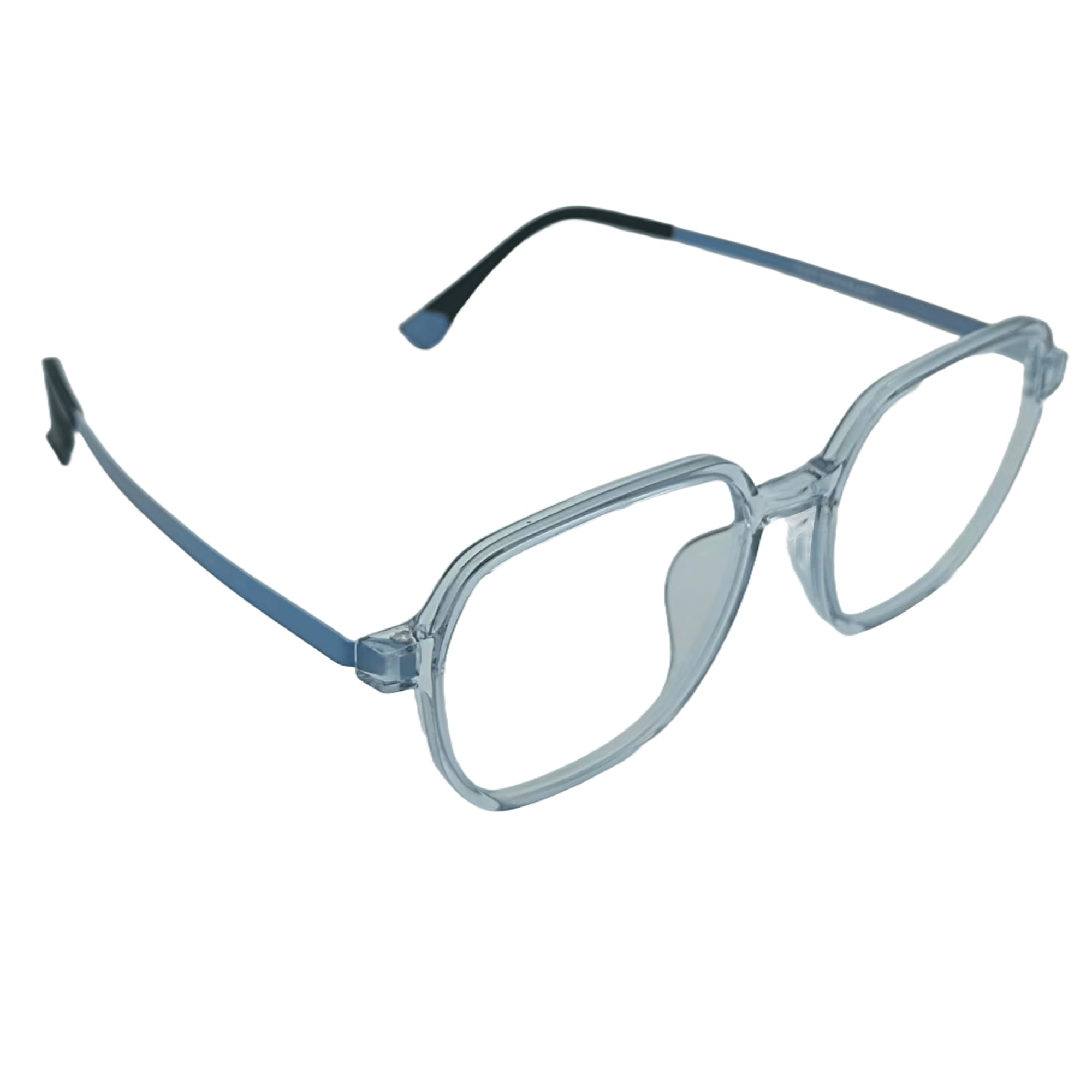 Vast Blue Light Blocking Glasses Gaming Filter Transparent Round Eyeglasses for Eye Protection Men Women, Computer/Tablet/Laptop/Mobile/TV, Anti-blue & Anti eyestrain