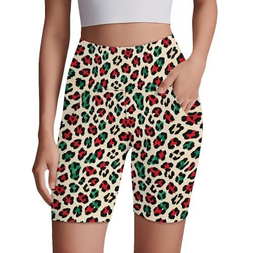 Mallas cortas deportivas para mujer de Amzbeauty con bolsillos, ideales para yoga en talla XS