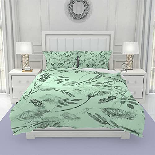 Parure de lit housse de couette aquarelle polyester doux