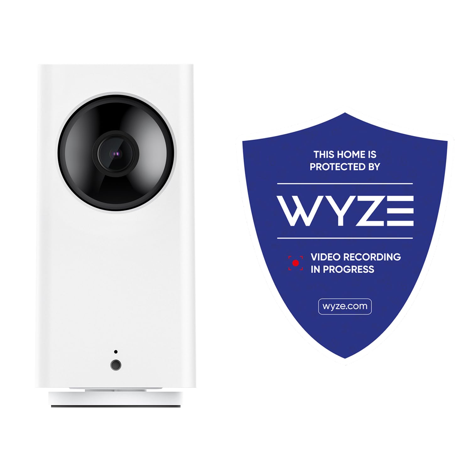 WyzeCam Cam Pan v2 1080p Pan/Tilt/Zoom Indoor and Video Surveillance Sticker Signs(2 Pack)