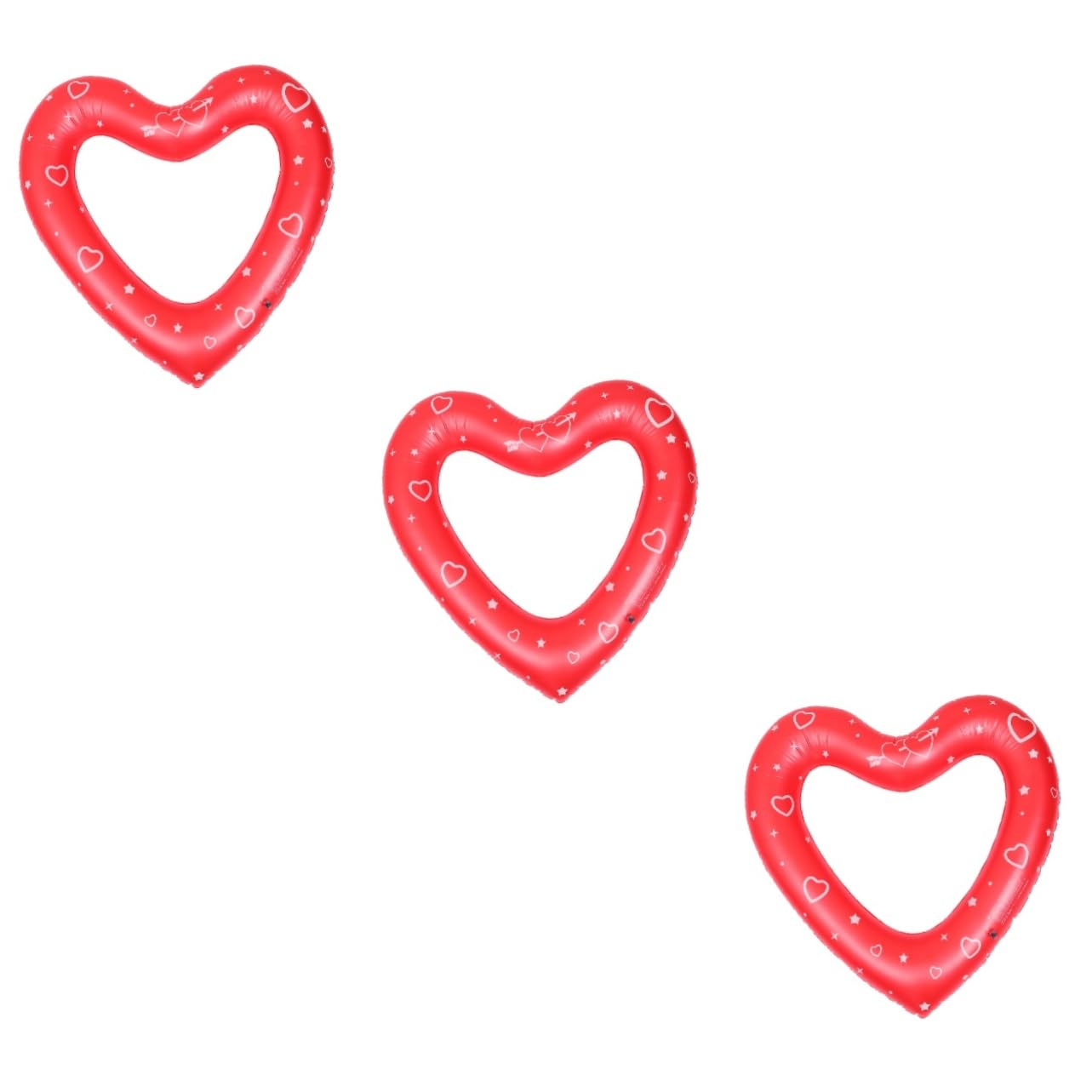 Anneau De Natation d'amour Flotteurs De Piscine Anneau De Flotteur De Piscine Flotteur De Piscine en Forme De Coeur Piscine Gonflable en Forme De Coeur Rouge Plastique