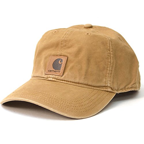 (カーハート) carhartt　100289 ODESSA Cap Men's, Cotton Canvas Hat コットン キャップ カジュアル メンズ レディース ブラック グレー カーキ 帽子 (211(Carhartt Brown)) [並行輸入品]