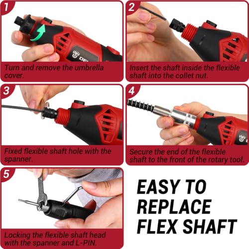 DEKOPRO Rotary Tool Kit