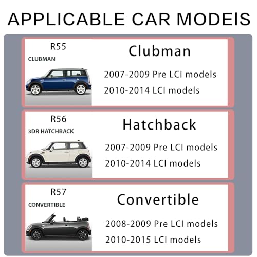 Couvercles de buse de pulvérisation rénovation esthétique pour Mini Paceman R61 - 6