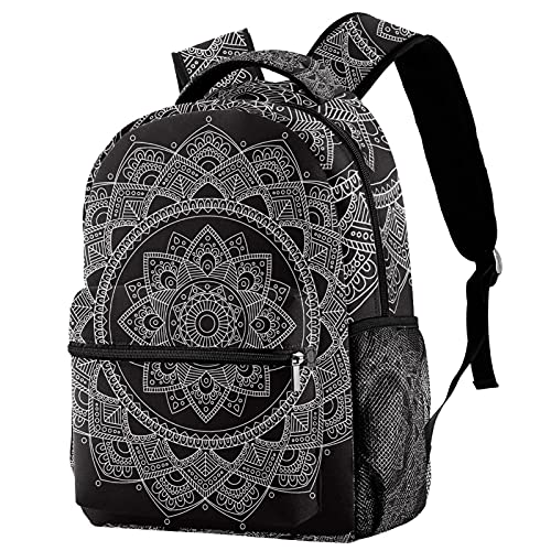 Sac à dos bohème multicolore pour voyage et quotidien - Motif géométrique floral unique