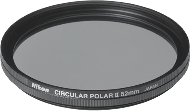 Nikon 2390 52mm Circular Polarizing Filter | Multi-coated glass with 52mm thin ring and circular polarizer for contrast, reflections and color saturation
