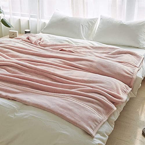 Flannel Soft Throw Shaggy Blanket, Comfort Microfiber Plush Polyester Large Blanket, 70